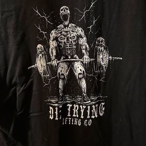 Die Trying Oversized Workout Tee